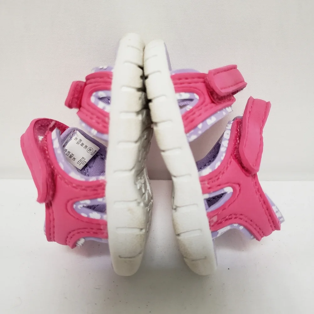 Pink and Purple Zoe & Zack Sandals